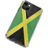 Jamaica Flag Distressed iPhone 14 Plus Clear Case